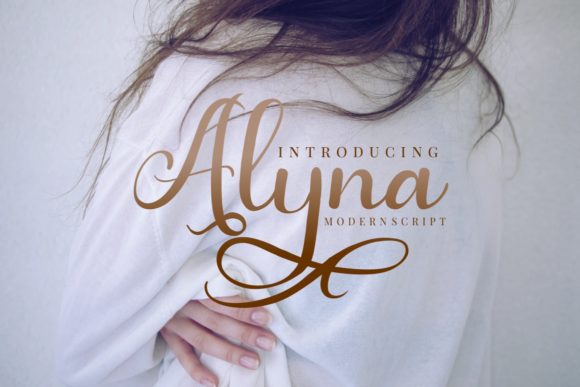 Alyna: A Handwritten Script Font for Branding with Personality