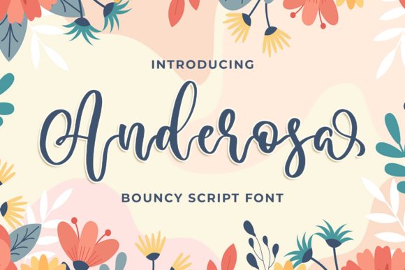 Anderosa: A Handwritten Font for Elegant Web Design