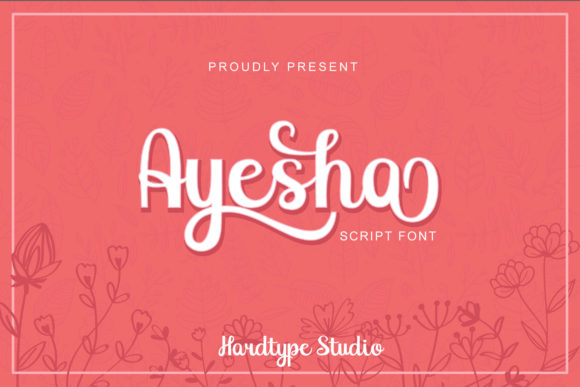 Ayesha: Elevating Brand Design with a Beautiful Script Font