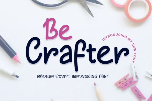 Be Crafter: A Handwritten Font for Timeless Editorial Design
