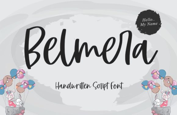 Belmera: A Script Font for Modern Branding and Design