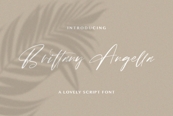 Brittany Angella: A Timeless Script Font for Handmade Creations
