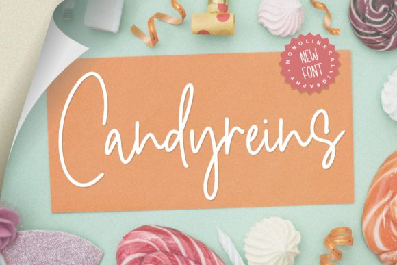 Candyreins: A Sweet Handwritten Font for Editorial Design