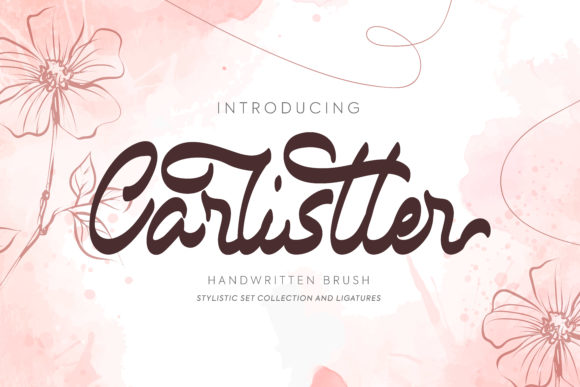 Carlistter: A Handwritten Font for Professional Branding