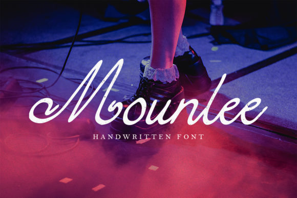 Discover Mounlee: A Delicate Handwritten Font for Branding Projects