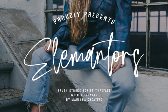 Elemantors: A Handwritten Font for Authentic Editorial Design