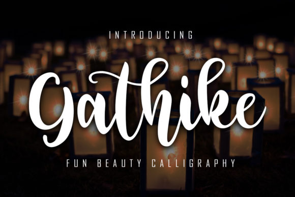 Gathike: A Handwritten Font for Business Branding