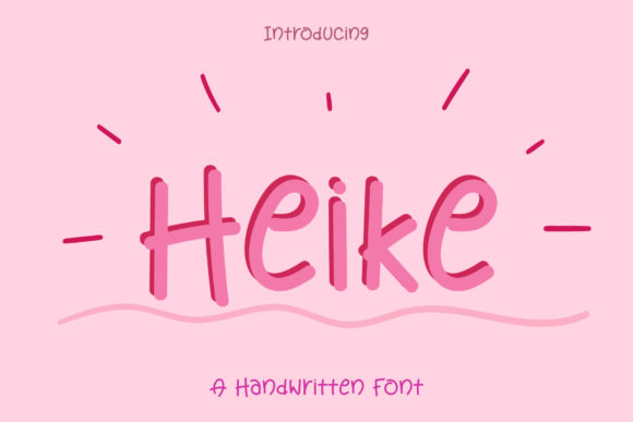 Heike: A Quirky Handwritten Font for Creative Branding