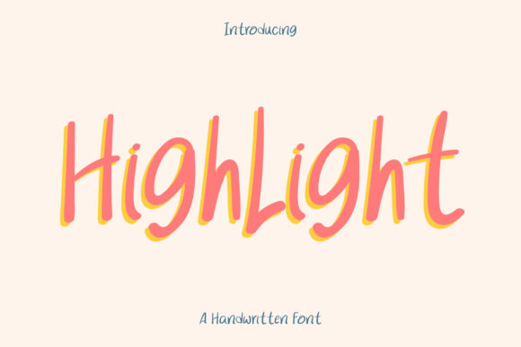 Highlight Font for Business Branding and Design
