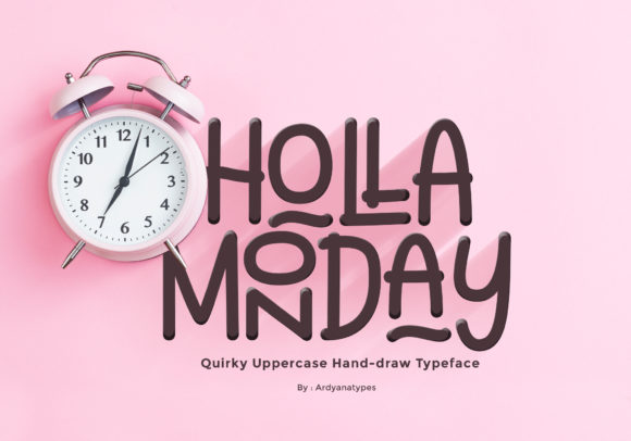 Holla Monday: A Handwritten Font for Editorial Creativity