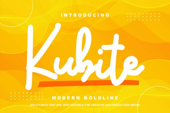 Kubite: A Sweet Font for Small Business Branding