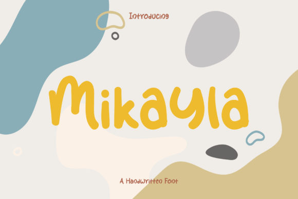 Mikayla: A Handwritten Font for Editorial Elegance