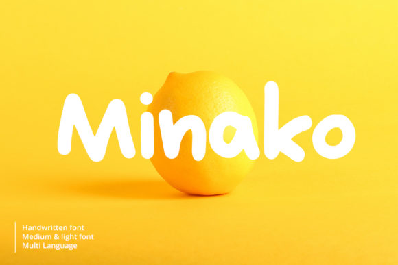 Minako: A Handwritten Font for Modern Web Design