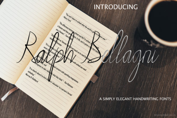 Ralph Bellagni Script Font for Handmade Creations