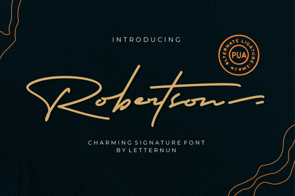 Robertson: A Handwritten Font for Modern Web Design
