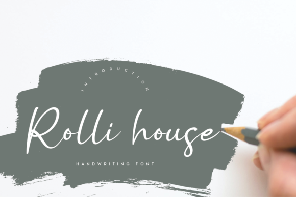 Rolli House: A Handwritten Font for Modern Marketing