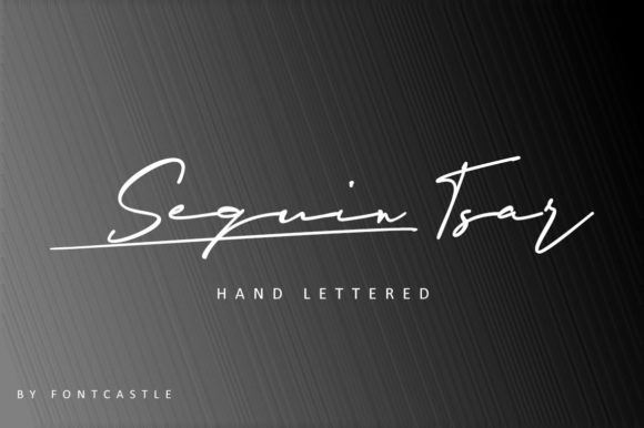 Sequin Tsar: A Stylish Modern Handwritten Font for Branding