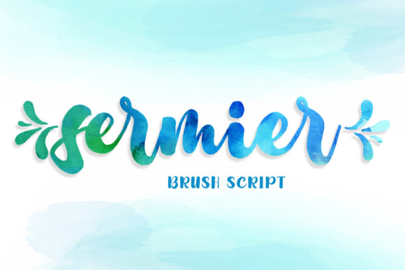 Sermier: A Hand-Brushed Script Font for Editorial Design