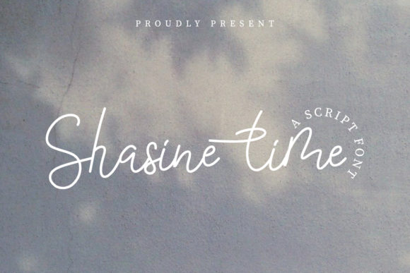 Shasine Time: A Sweet Handwritten Font for Branding Projects