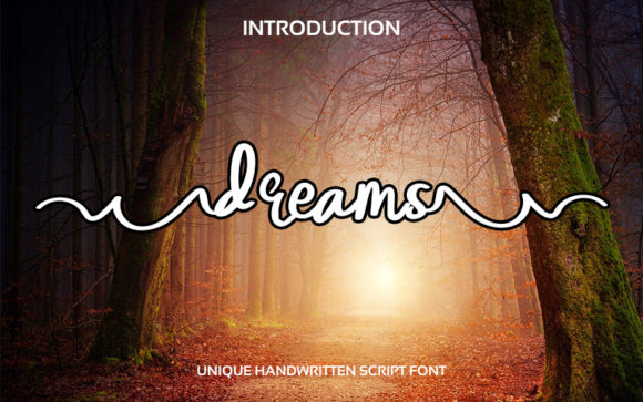Testing Dreams: A Handwritten Script Font for Web Design