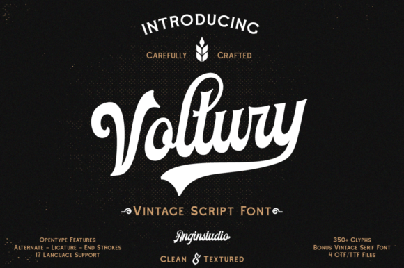 Voltury: A Handwritten Font That Feels Fresh and Classy